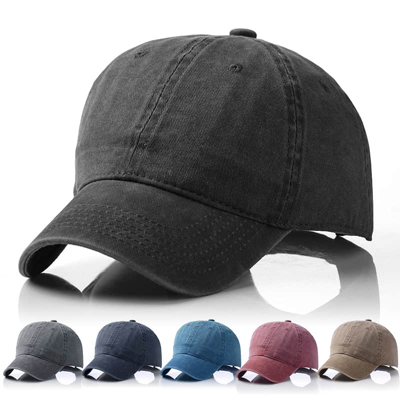 6-Panel Washed Baseball Cap