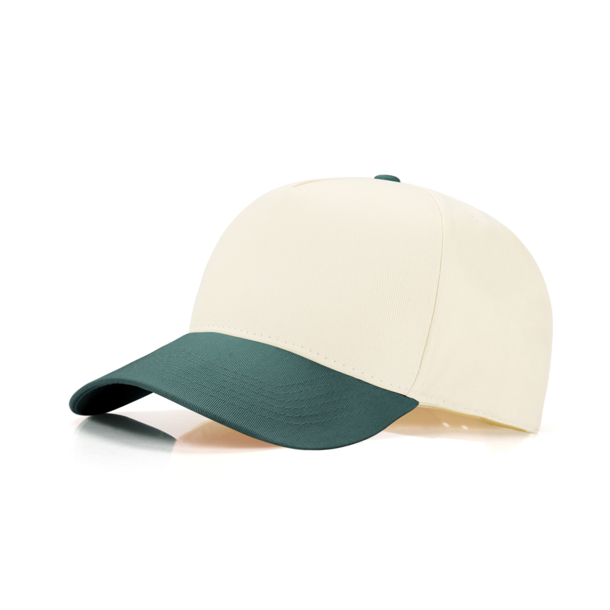 Two Tone 5-Panel Baseball Cap   --C533