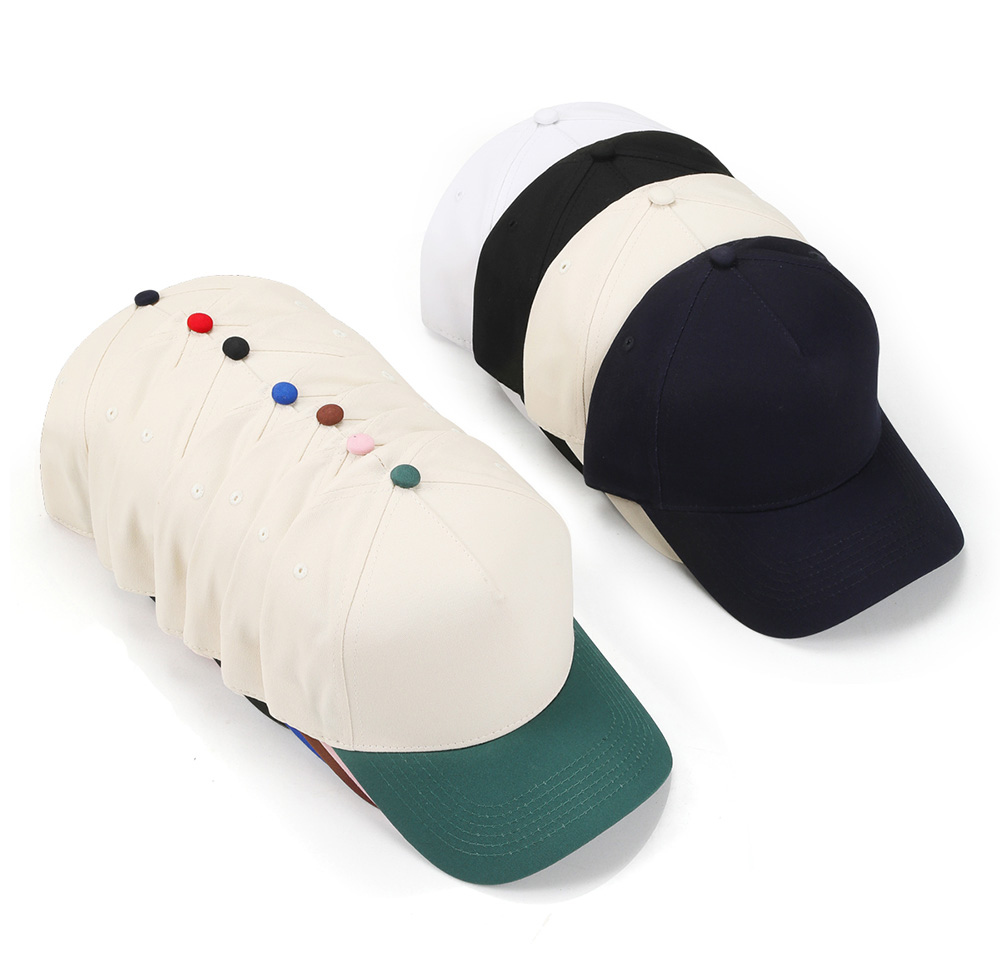 Two Tone 5-Panel Baseball Cap   --C533