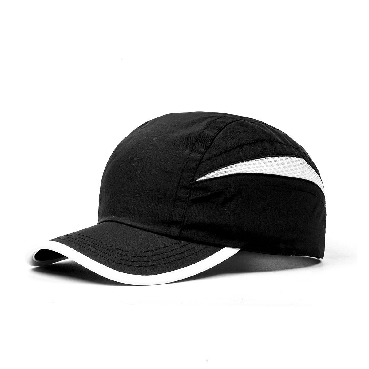 5-Panel Quick Dry Piping Baseball Cap    --Q7100