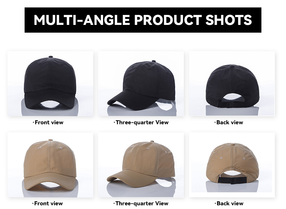 6-Panel Quick Dry Water-Resistant Baseball Cap    --Q601