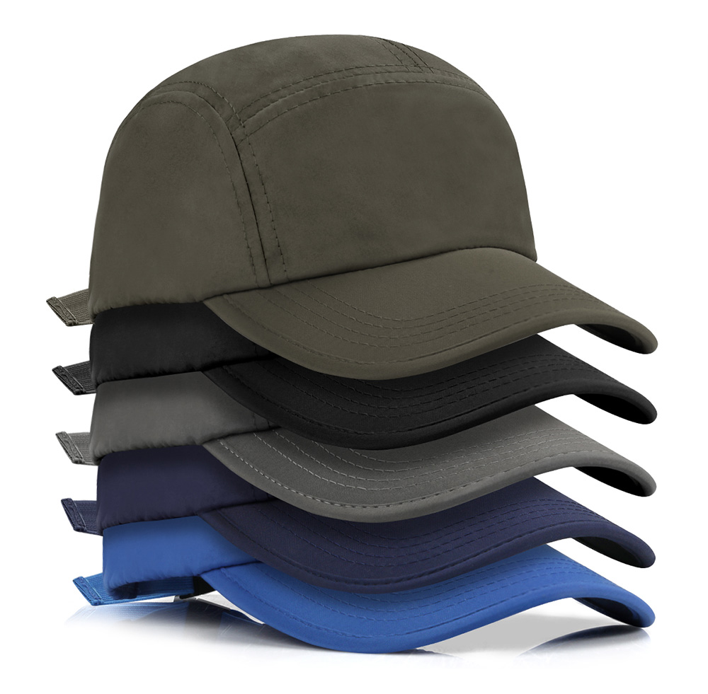 5 Panel Baseball Cap, Bound Edge Brim    --Q612