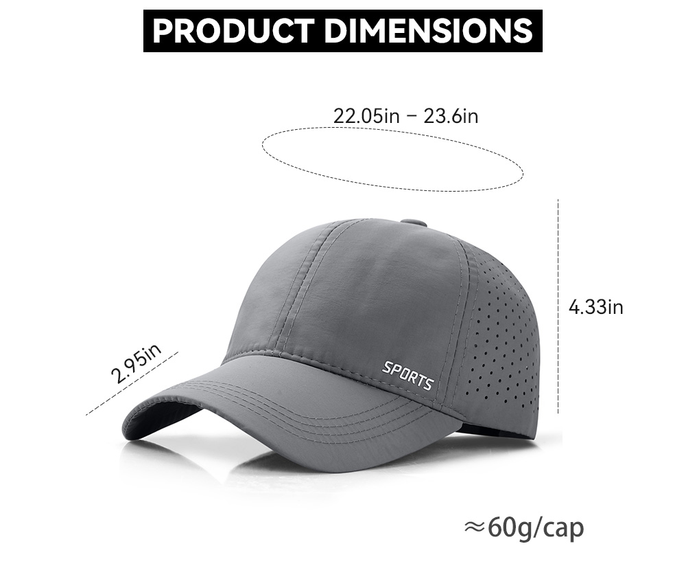 6-Panel Quick-Dry Water-Repellent Baseball Cap with 3D Raised English Logo --Q605+logo