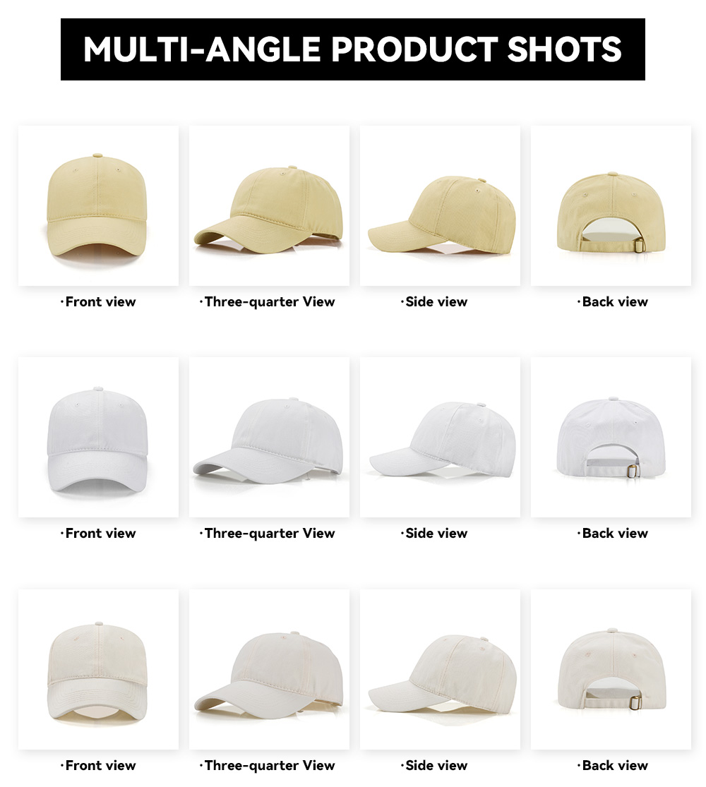 6-Panel Soft Cotton Baseball Cap  --C631