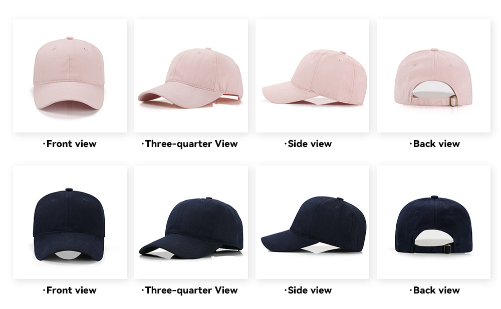 6-Panel Soft Cotton Baseball Cap  --C631