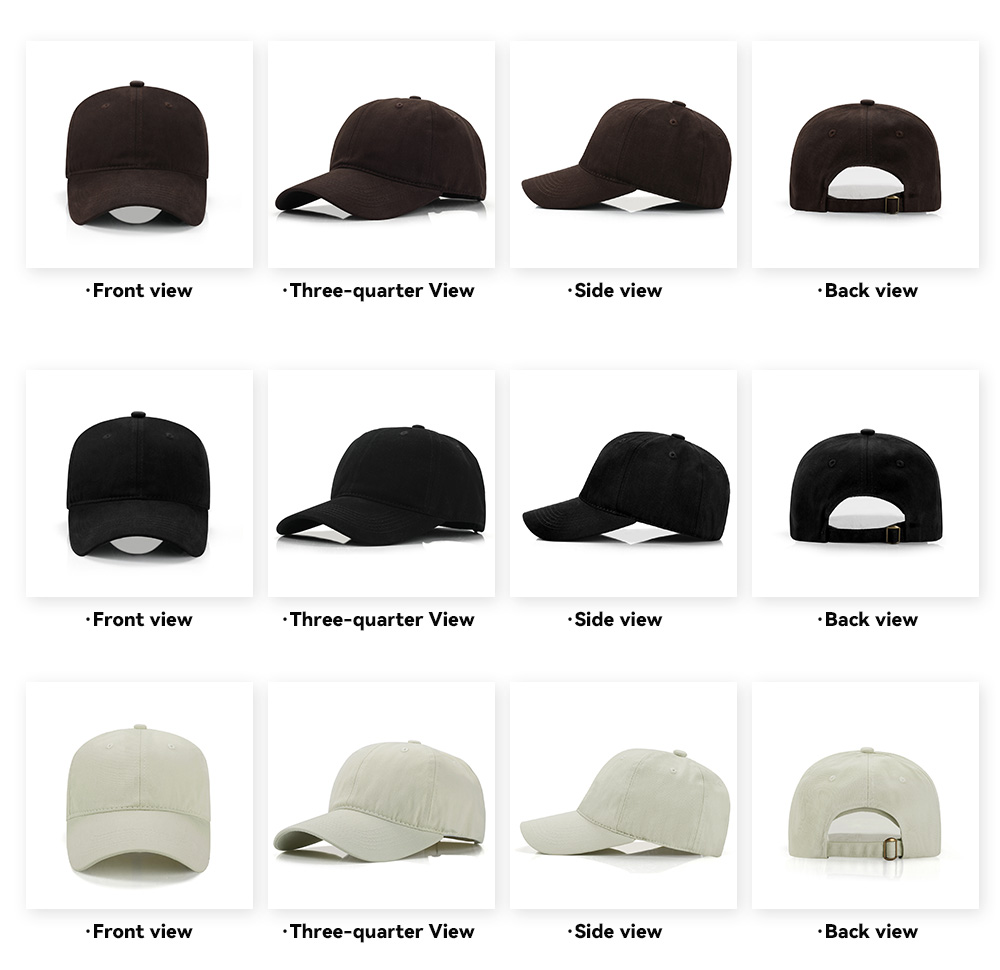 6-Panel Soft Cotton Baseball Cap  --C631