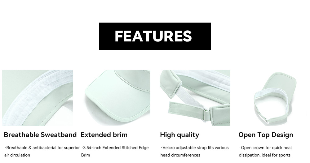 Cooling Quick Dry UV Protection Sun Visor   --V108