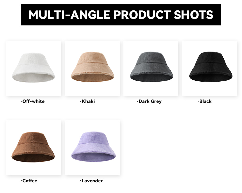 Golden Mink Fleece Bucket Hat   --FH302