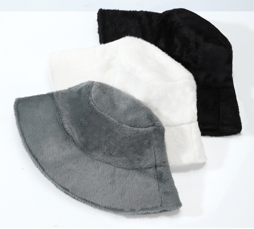 Golden Mink Fleece Bucket Hat   --FH302