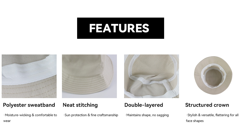 Cotton Bucket Hat   --FH300
