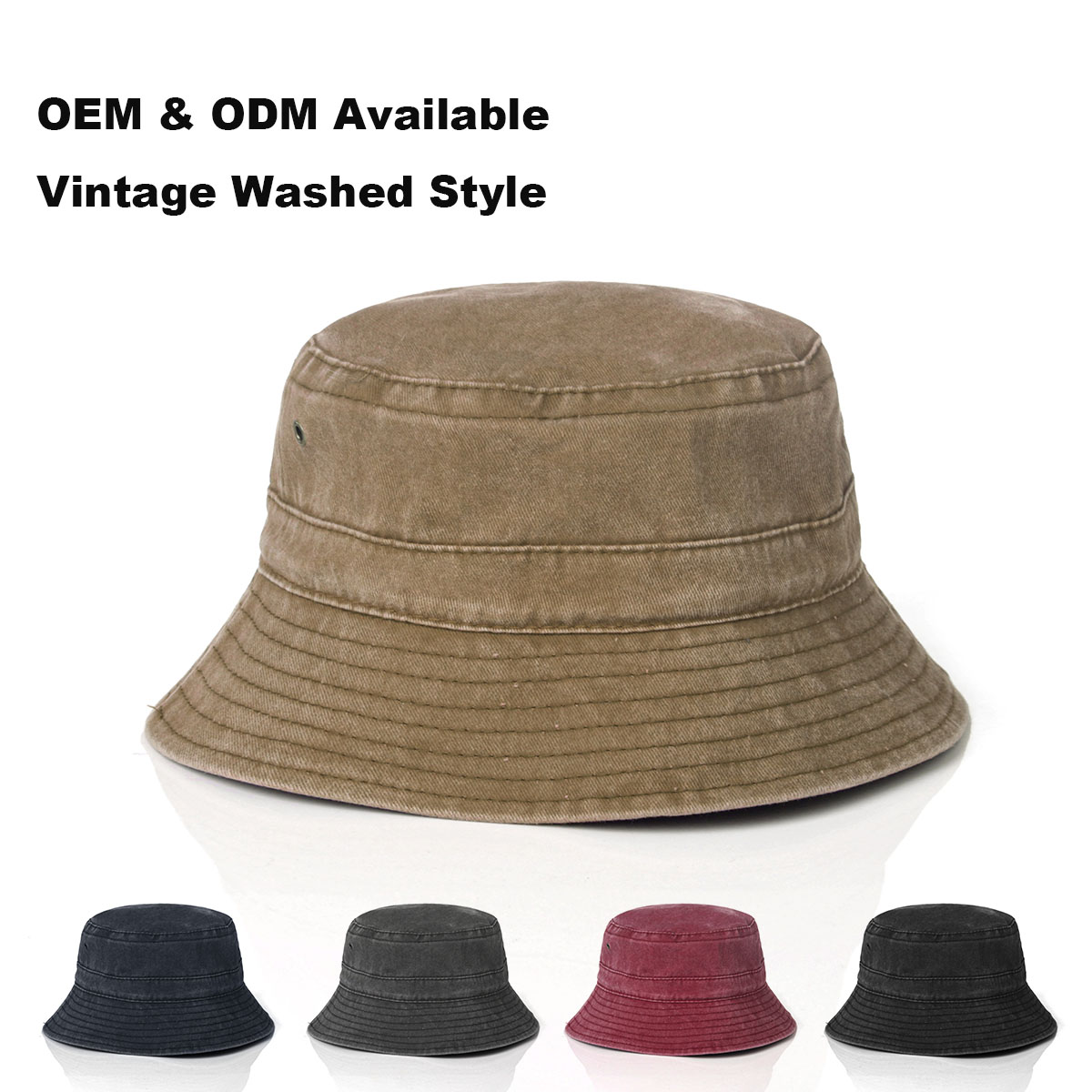 Washed Vintage Bucket Hat  