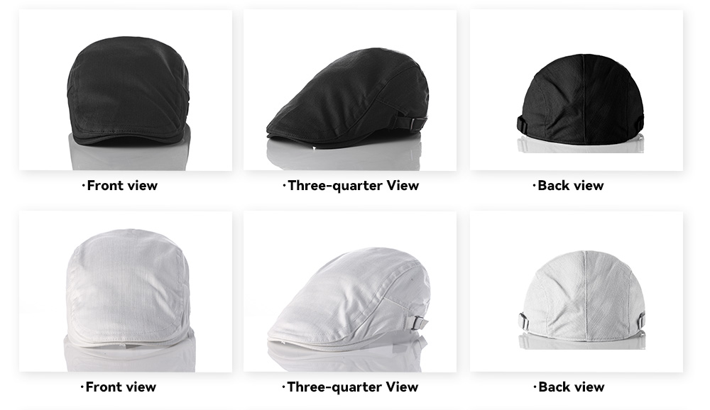 Cotton Flat Cap --002