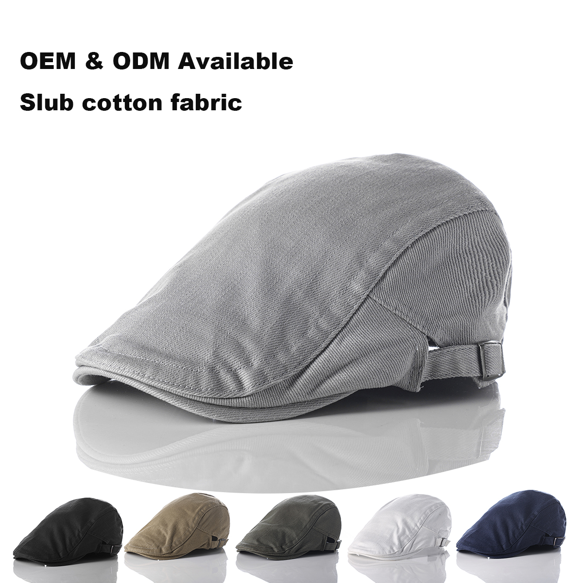 Cotton Flat Cap --002
