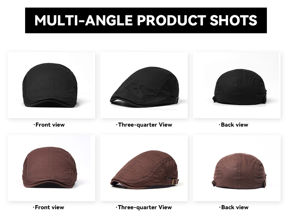 Cotton Flat Cap --005
