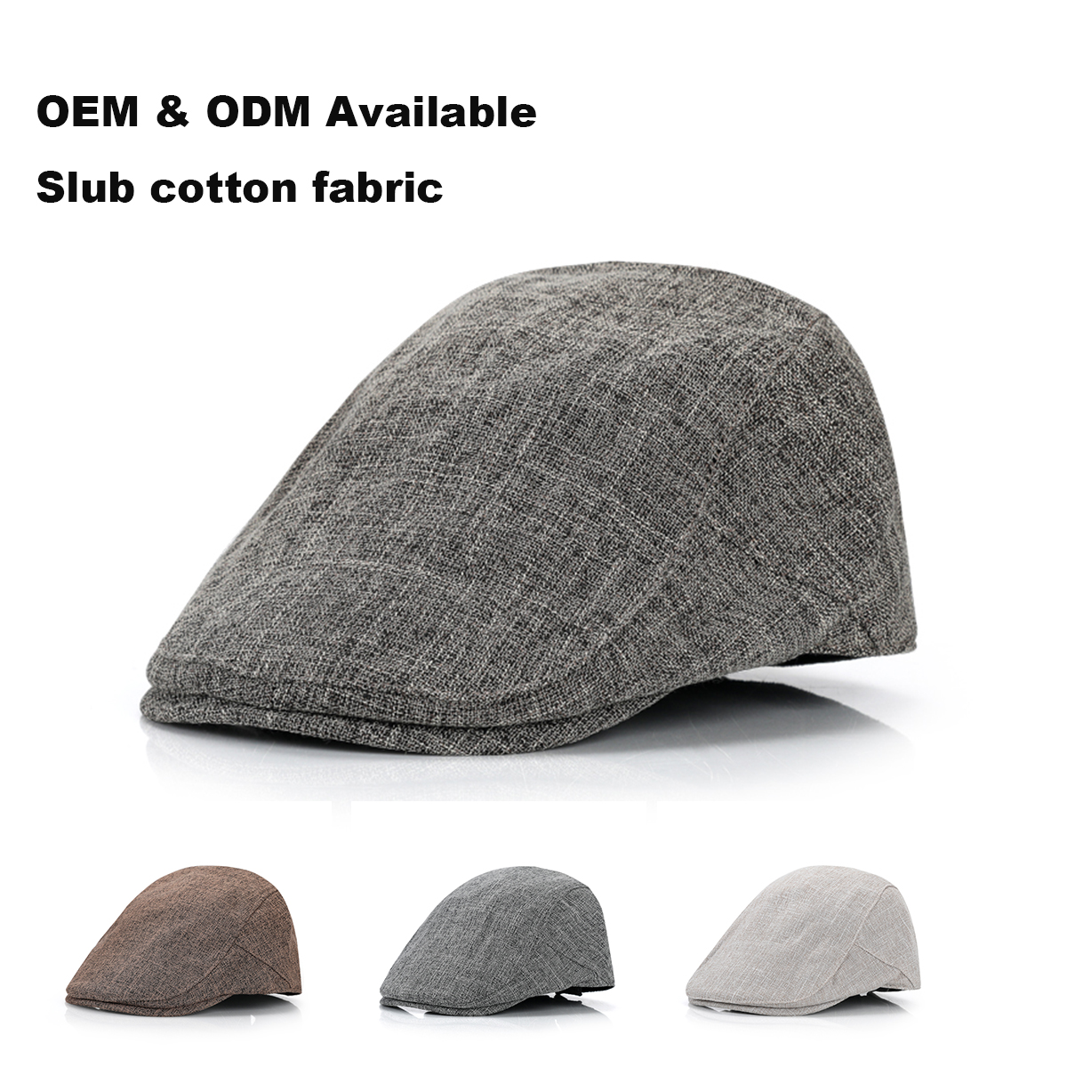 Linen Cotton Ivy Cap   --B007
