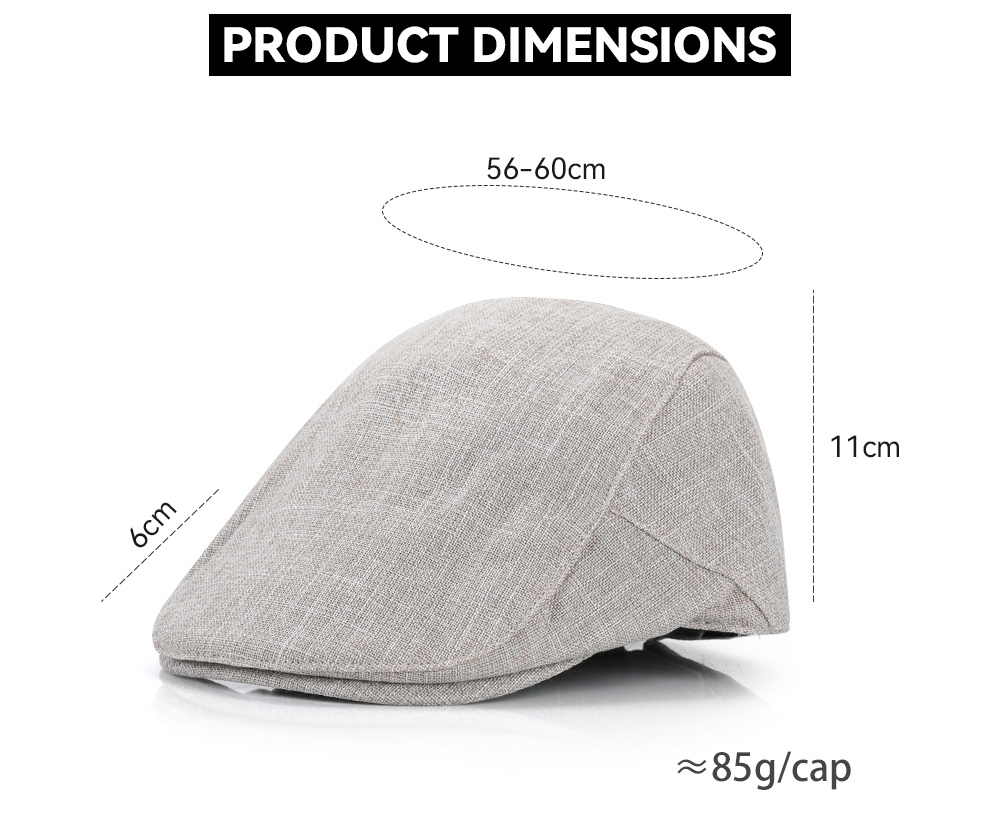 Linen Cotton Ivy Cap   --B007