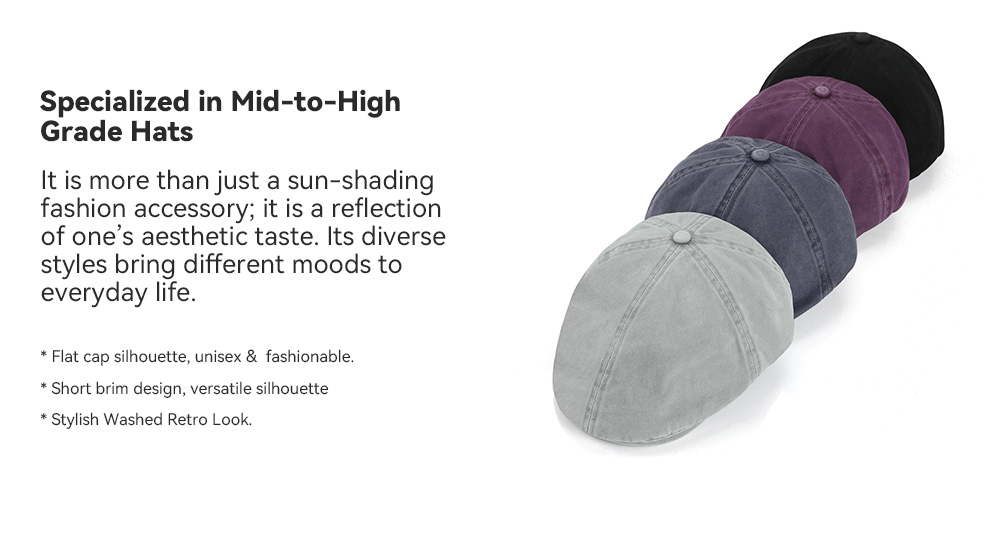Washed Distressed Ivy Cap   --B009