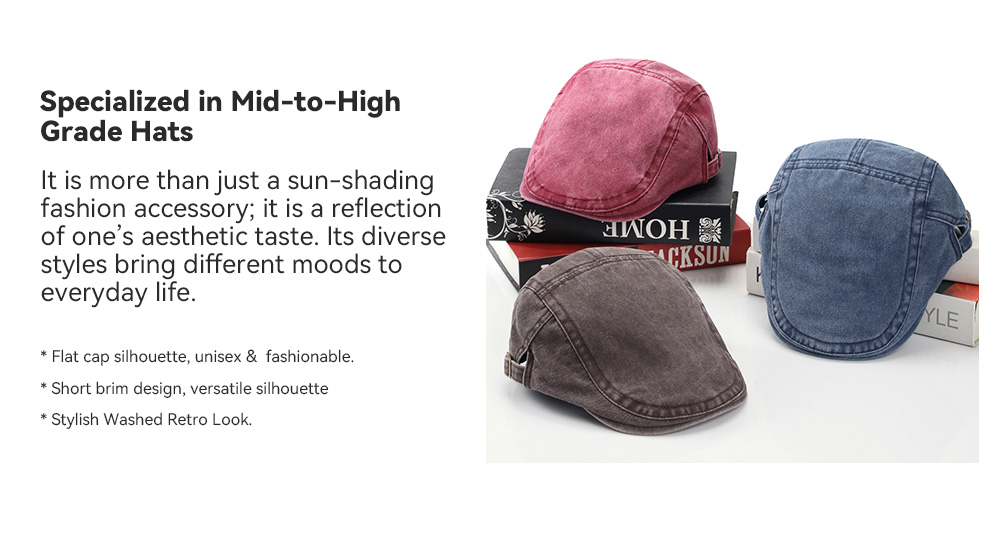 Washed Distressed Ivy Cap --B017