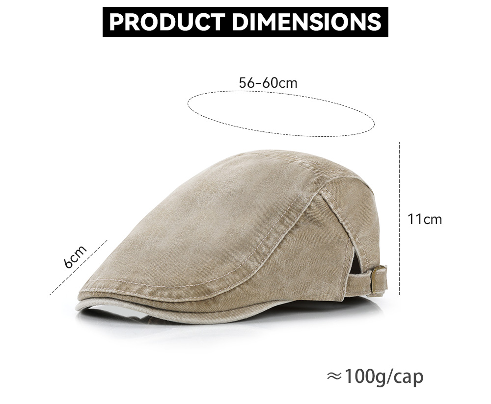 Washed Distressed Ivy Cap --B017