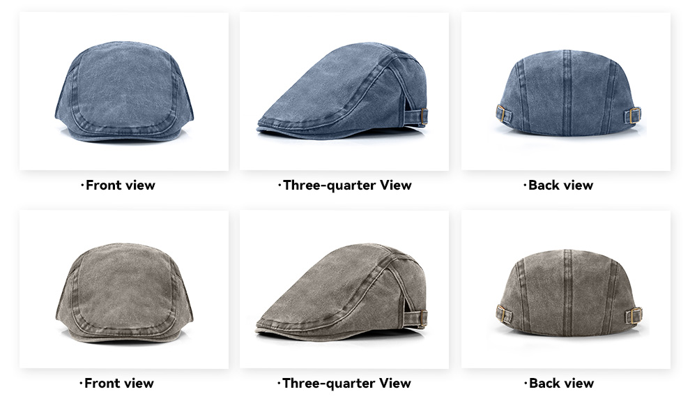 Washed Distressed Ivy Cap --B017