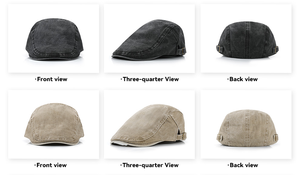 Washed Distressed Ivy Cap --B017
