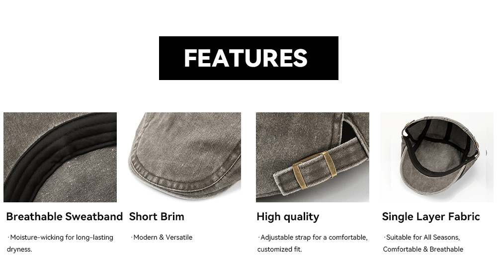 Washed Distressed Ivy Cap --B017