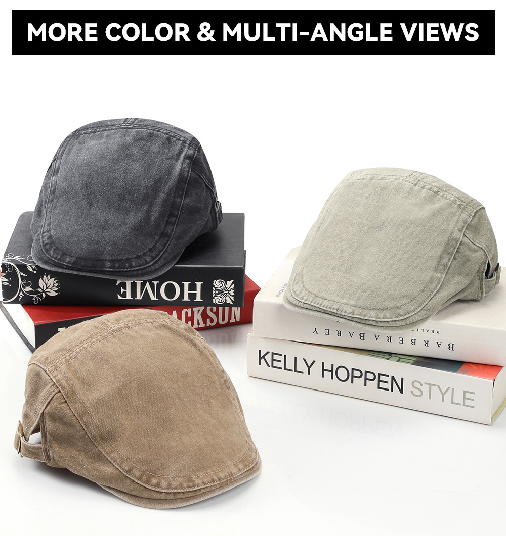 Washed Distressed Ivy Cap --B017