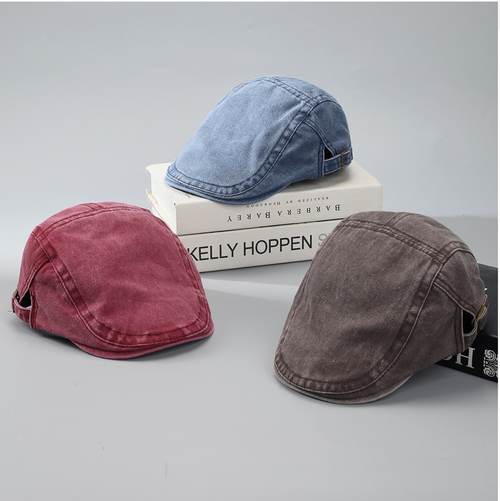 Washed Distressed Ivy Cap --B017