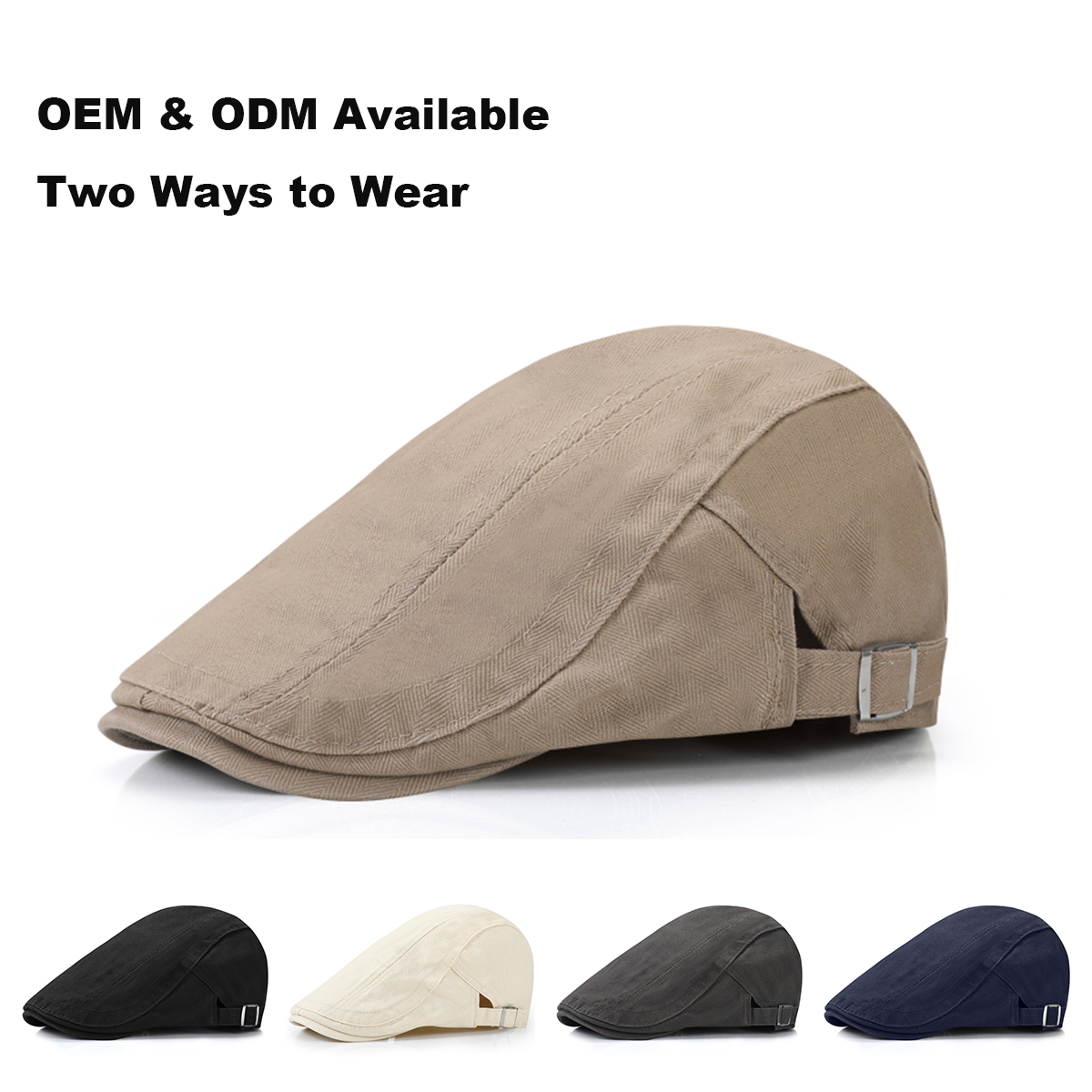 Cotton Flat Cap --021