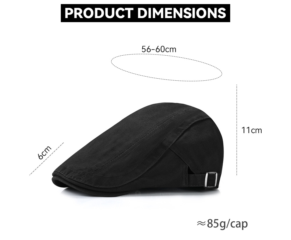 Cotton Flat Cap --021