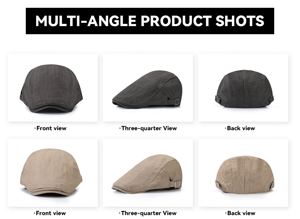 Cotton Flat Cap --021