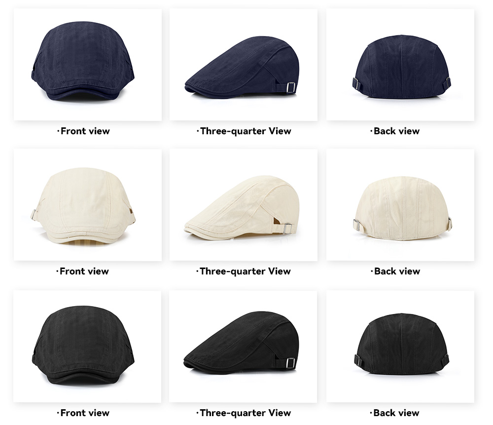 Cotton Flat Cap --021