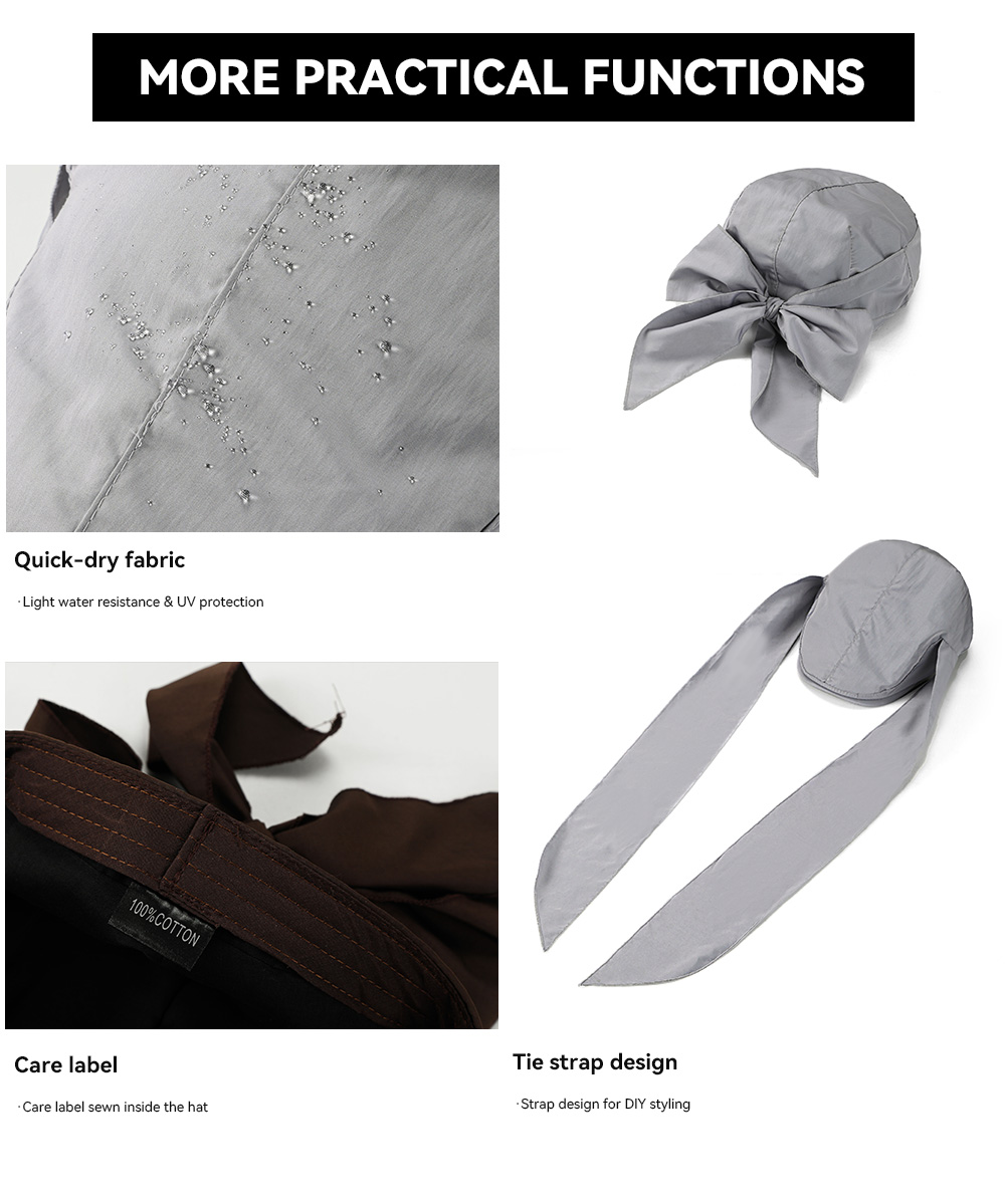 Quick-Dry Water Repellent Strap Newsboy Cap  --B320