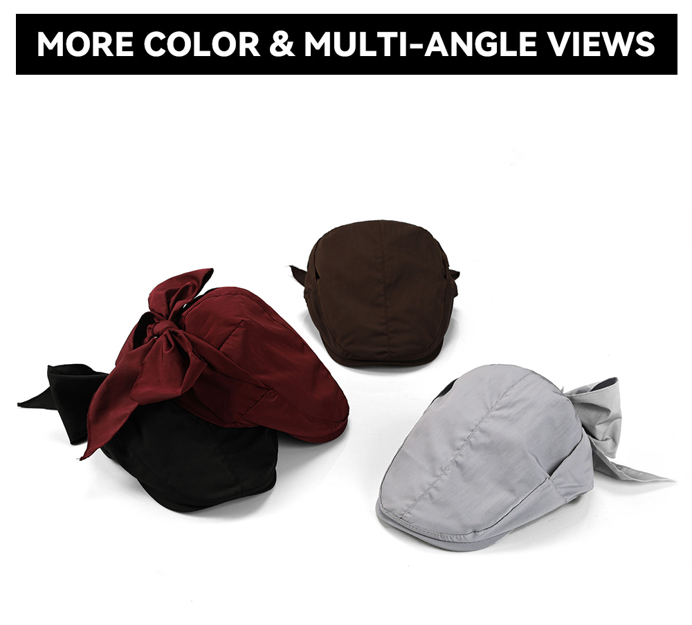 Quick-Dry Water Repellent Strap Newsboy Cap  --B320
