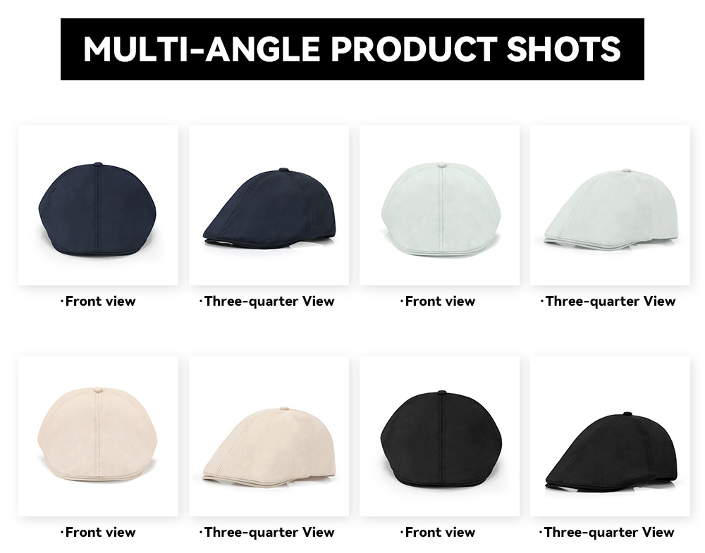 Quick Dry Water Repellent Flat Cap  --B330