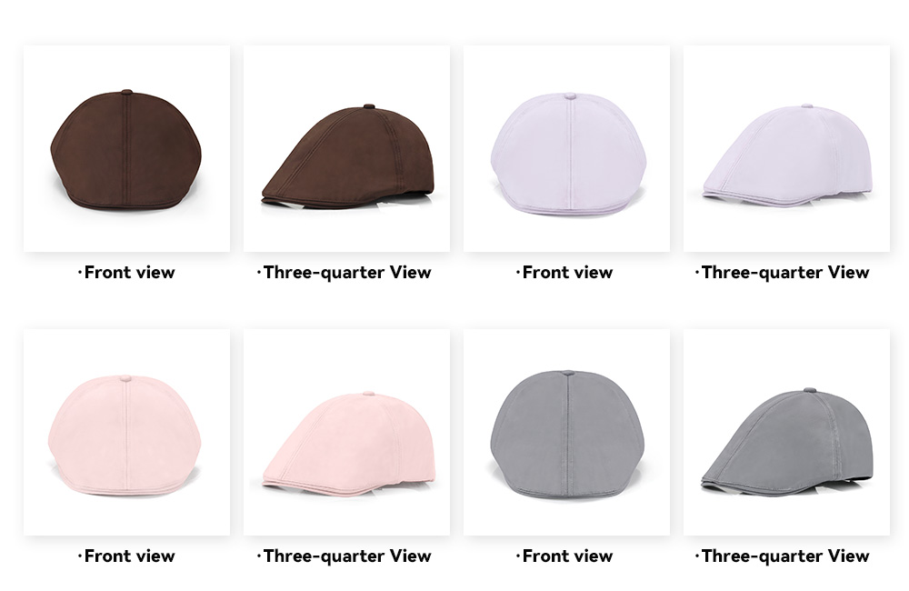 Quick Dry Water Repellent Flat Cap  --B330