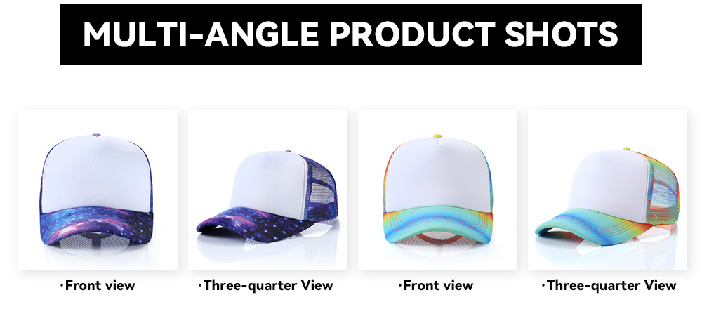 Adult Rainbow Starry Mesh Cap   --N501