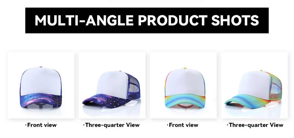 Kids Rainbow Starry Mesh Cap   --N502