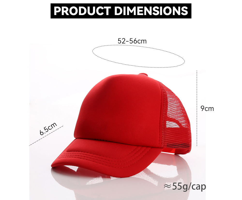Kids Curved Brim Mesh Trucker Cap    --N502