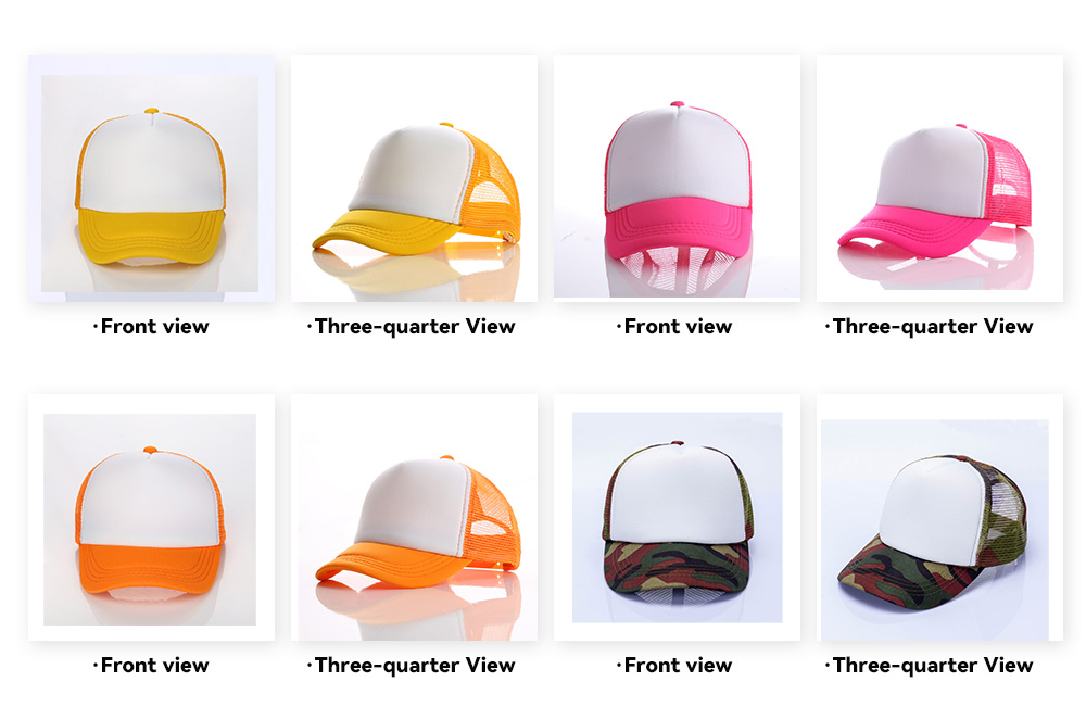 Kids Curved Brim Mesh Trucker Cap    --N502