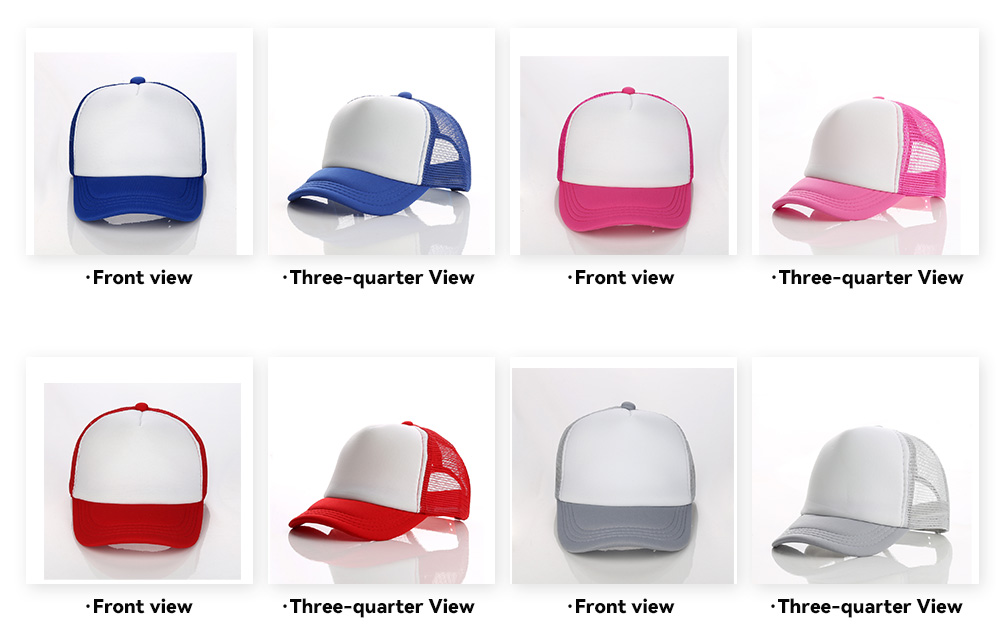 Kids Curved Brim Mesh Trucker Cap    --N502