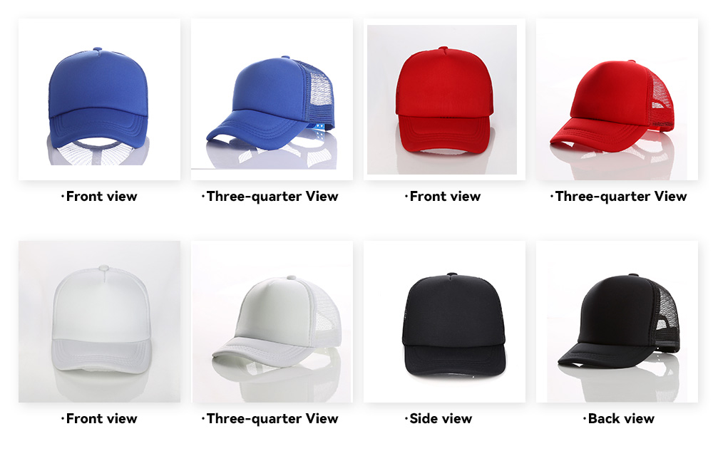 Kids Curved Brim Mesh Trucker Cap    --N502