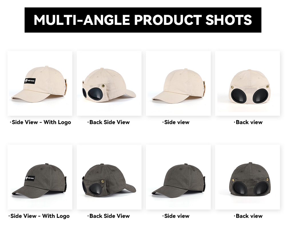 Backward glasses beanie, flight cap, baseball cap