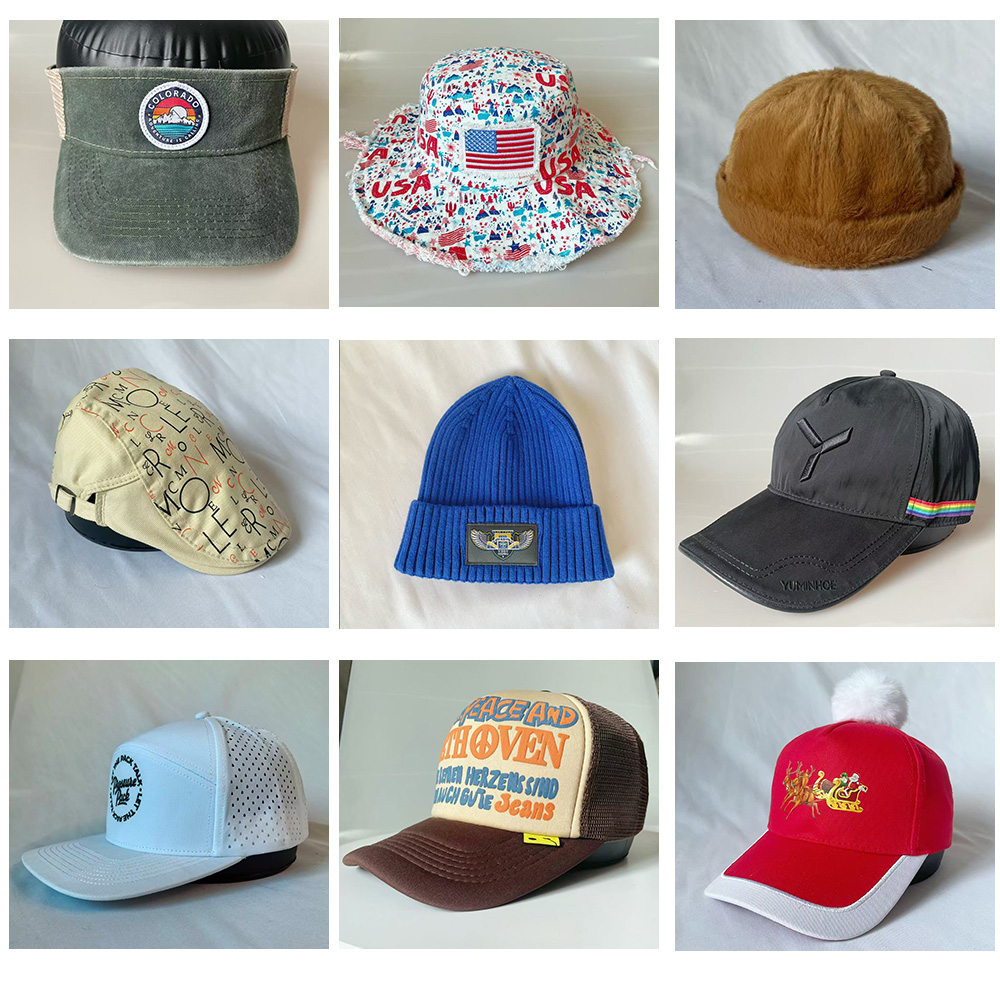 Backward glasses beanie, flight cap, baseball cap